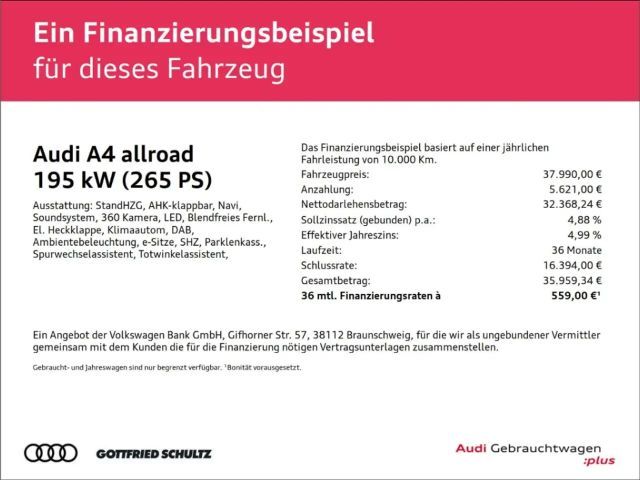 Audi A4 allroad 45 TFSI Quattro