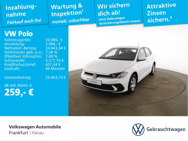 Volkswagen Polo Polo 1.0 Basis FrontAssist LED DAB+