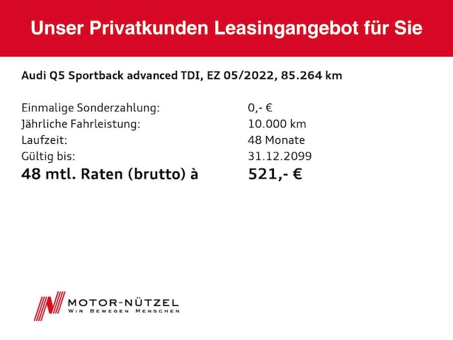 Audi Q5 40 TDI Quattro S-Tronic Sportback