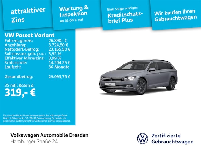 Volkswagen Passat 1.5 TSI Business DSG Variant