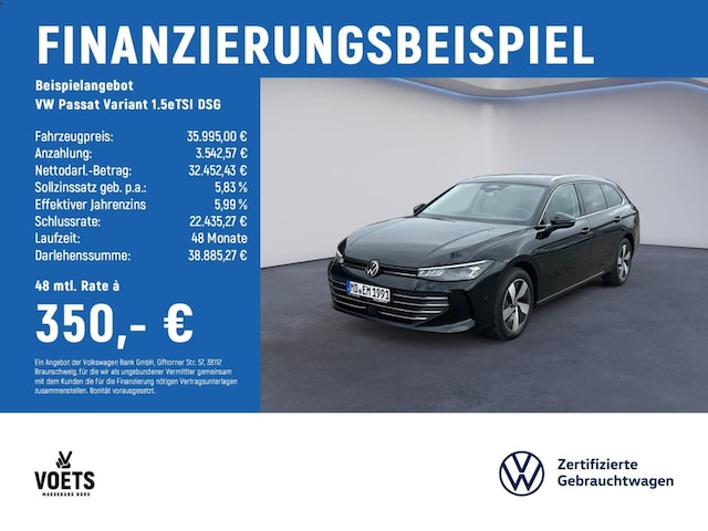 Volkswagen Passat 1.5 eTSI Business DSG Variant