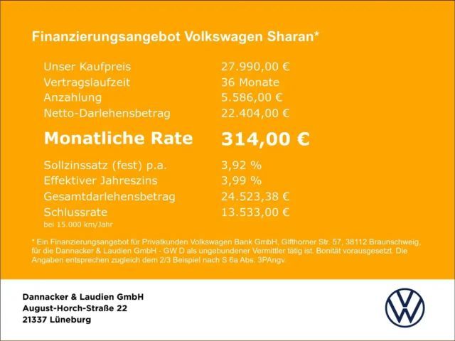 Volkswagen Sharan 1.4 TSI Comfortline