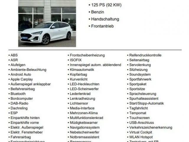 Ford Focus EcoBoost ST Line