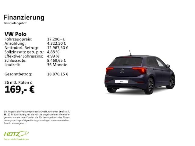 Volkswagen Polo 1.0 TSI Life