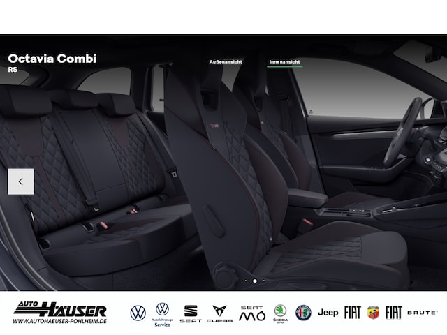 Skoda Octavia 2.0 TSI Combi RS