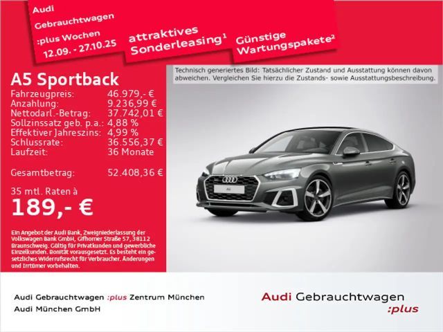 Audi A5 40 TFSI Quattro S-Line S-Tronic