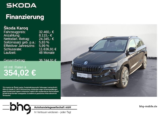 Skoda Karoq 2.0 TSI 4x4 Sportline