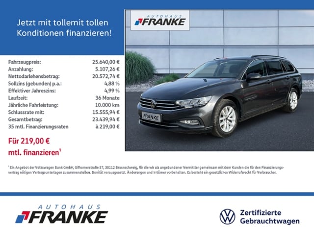 Volkswagen Passat 2.0 TDI Business DSG Variant