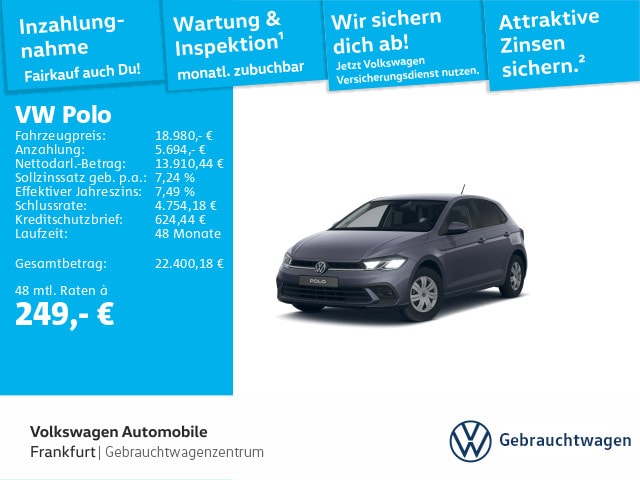 Volkswagen Polo Polo 1.0 Basis FrontAssist LED DAB+