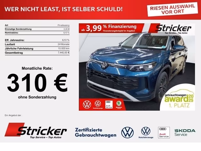 Volkswagen Tayron 2.0 TDI DSG Life