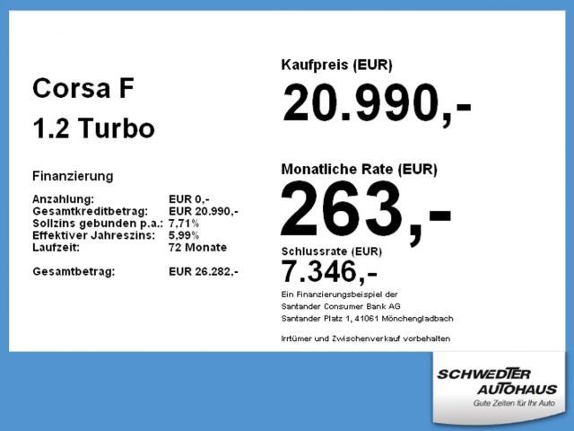 Opel Corsa 1.2 Turbo Turbo