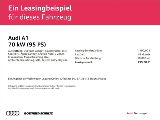 Audi A1 25 TFSI S-Tronic Sportback