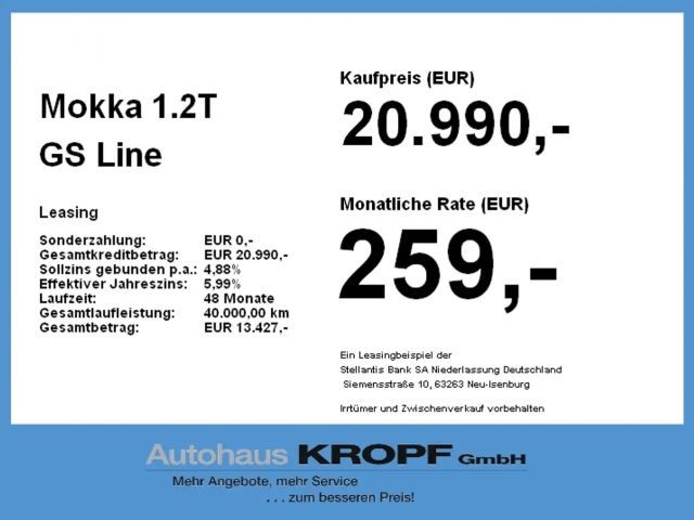 Opel Mokka 1.2 Turbo GS-Line Grand Sport