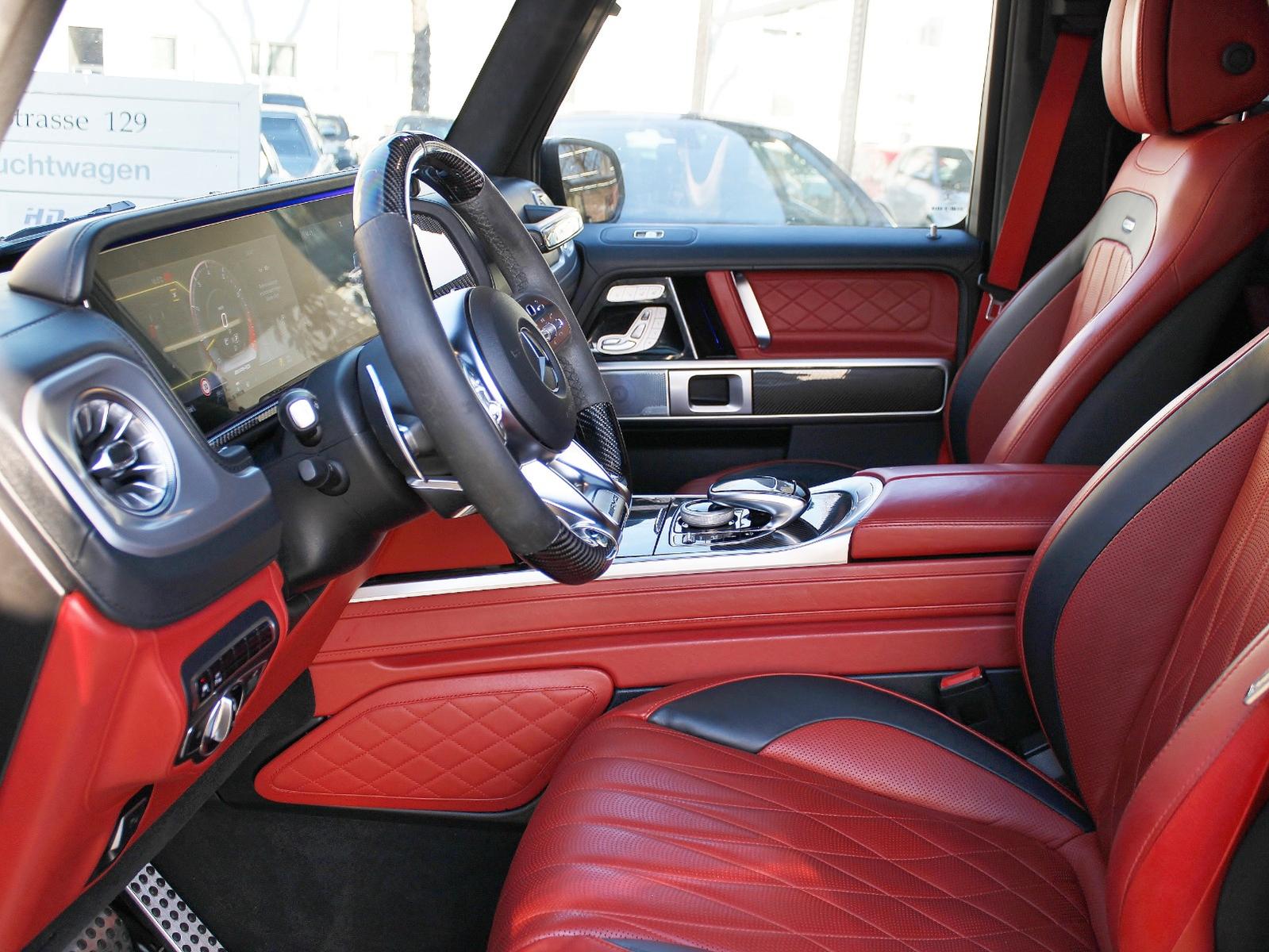 Mercedes-Benz AMG G G63 AMG VOLL *CARBON*LEDER-ROT*TV-FOND*STANDHZG*