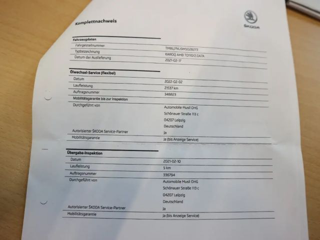 Skoda Karoq 2.0 TDI 4x4 Ambition