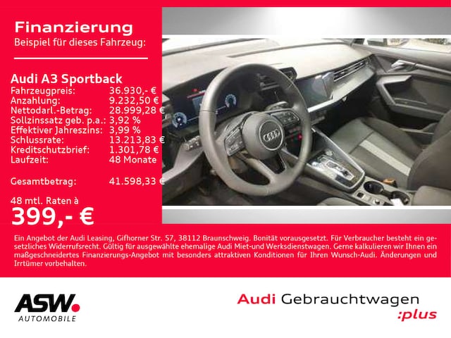 Audi A3 35 TDI S-Tronic Sportback