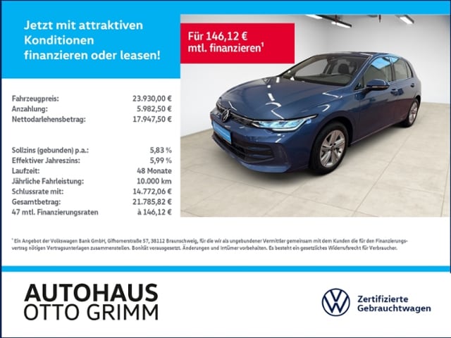Volkswagen Golf 1.5 TSI Golf VIII