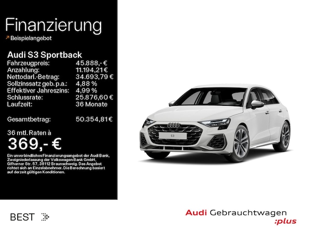 Audi S3 Quattro S-Tronic Sportback