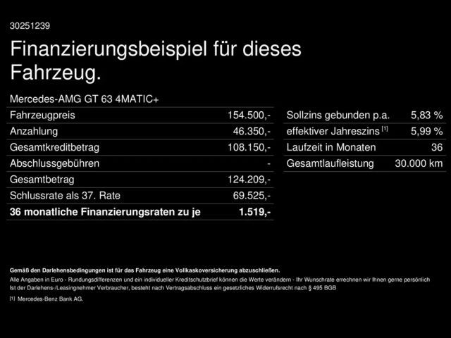 Mercedes-Benz AMG GT 4MATIC+ AMG Line Coupé
