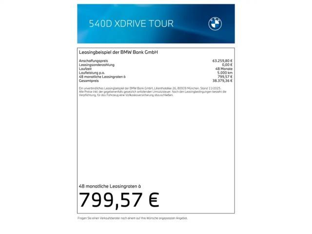 BMW 540 540d M-Sport Touring xDrive