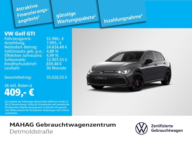 Volkswagen Golf 2.0 TSI DSG GTI Golf VIII
