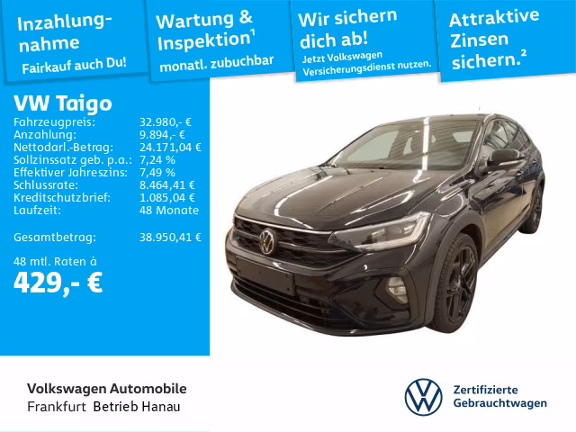 Volkswagen Taigo 1.5 TSI DSG IQ.Drive R-Line