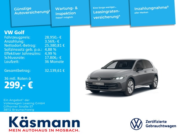 Volkswagen Golf 1.5 eTSI Golf VIII
