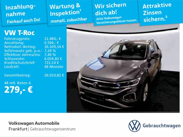 Volkswagen T-Roc 1.5 TSI DSG Style