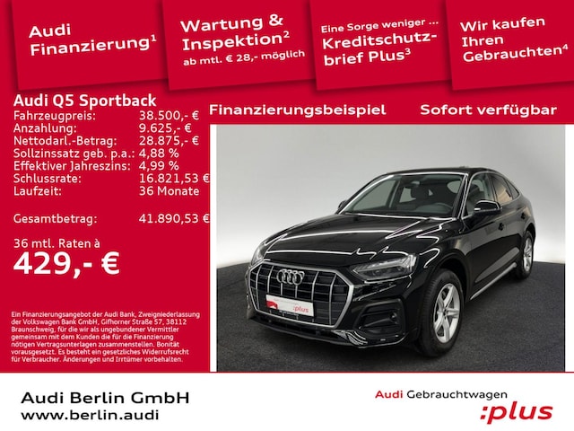 Audi Q5 40 TFSI Quattro S-Tronic Sportback
