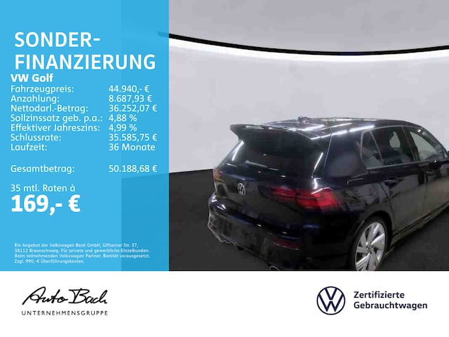 Volkswagen Golf 2.0 TSI DSG Golf VIII