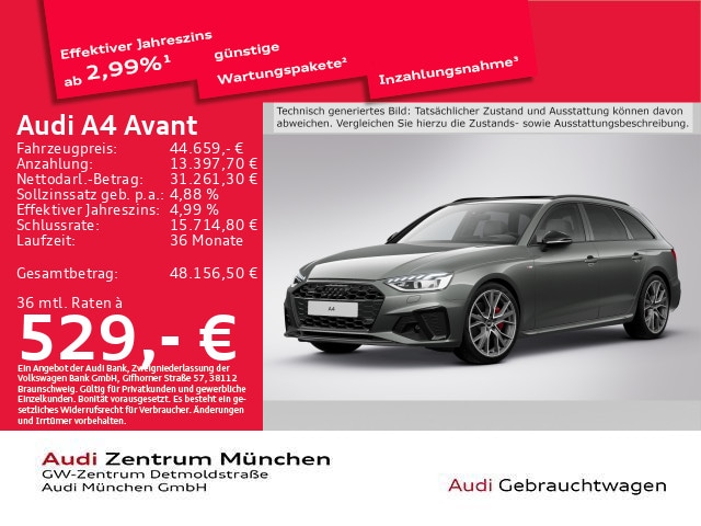 Audi A4 40 TFSI Avant Quattro S-Line S-Tronic