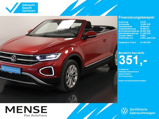 Volkswagen T-Roc 1.5 TSI Cabriolet