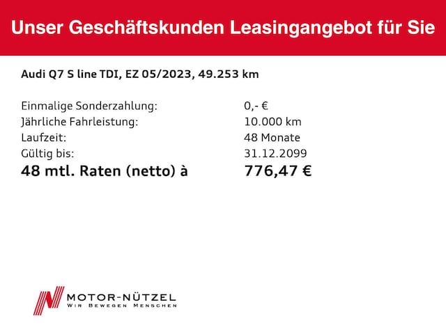 Audi Q7 50 TDI Quattro S-Line