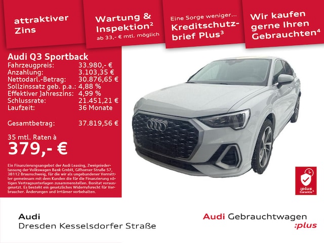 Audi Q3 35 TFSI S-Line S-Tronic Sportback