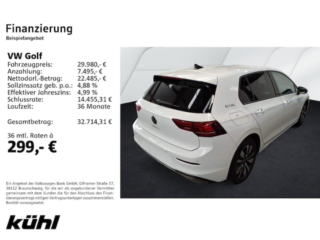 Volkswagen Golf 2.0 TDI DSG Golf VIII