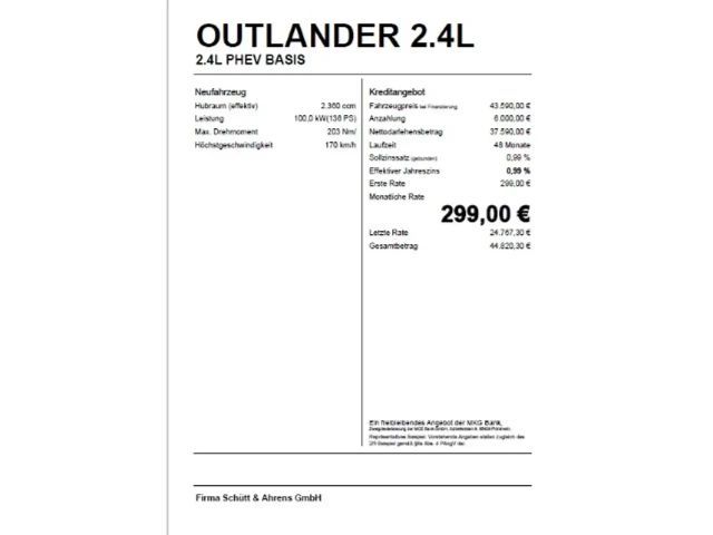 Mitsubishi Outlander PHEV