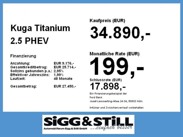 Ford Kuga Plug in Hybrid Titanium