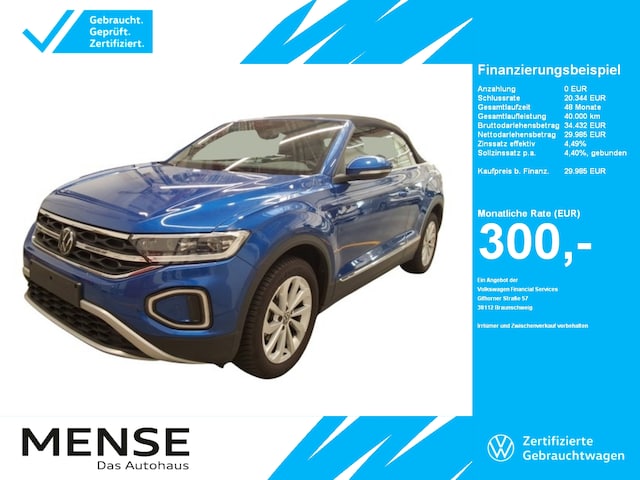 Volkswagen T-Roc 1.5 TSI Cabriolet