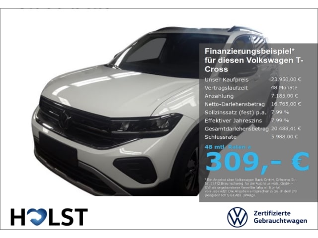 Volkswagen T-Cross 1.0 TSI