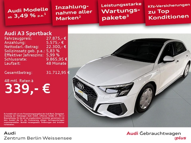 Audi A3 30 TFSI S-Line S-Tronic Sportback