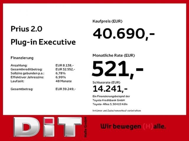 Toyota Prius Executive Plug-in