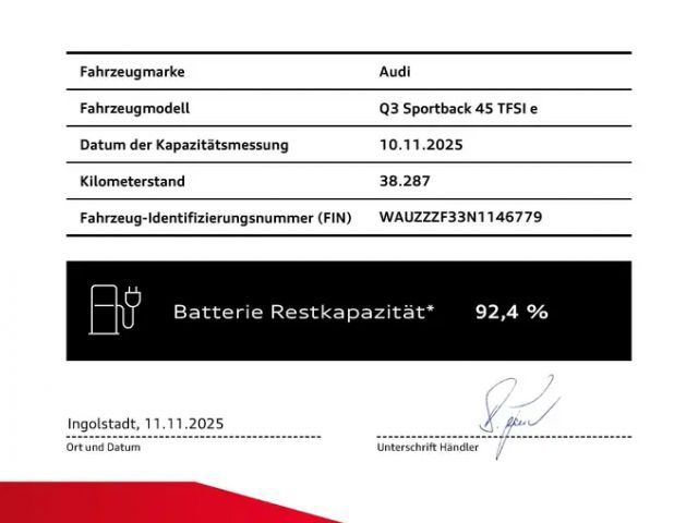 Audi Q3 45 TFSI Hybride Sportback