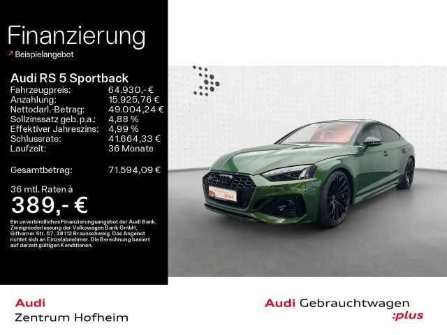 Audi RS5 *PANO*B&O*MATRIX*SAGA*HUD*280km/h*