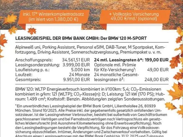 BMW 120 M-Sport Sedan