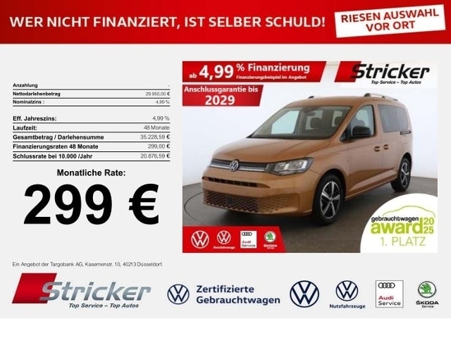 Volkswagen Caddy 2.0 TDI Combi