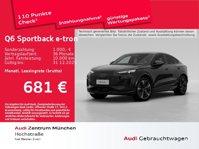 Audi Q6 e-tron Quattro Sportback