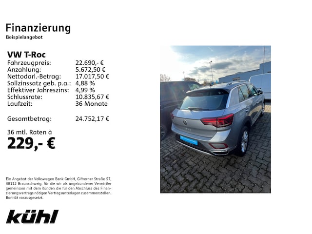 Volkswagen T-Roc 1.0 TSI Style