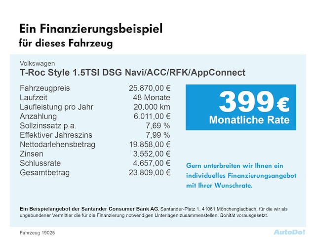 Volkswagen T-Roc DSG Style