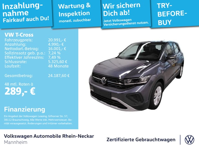 Volkswagen T-Cross 1.0 TSI