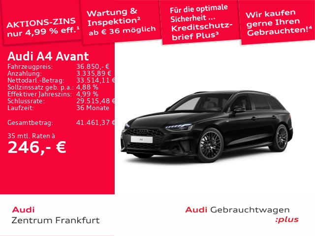 Audi A4 40 TFSI Avant S-Line S-Tronic